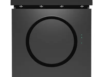 Black Kitchen Hood 3D model