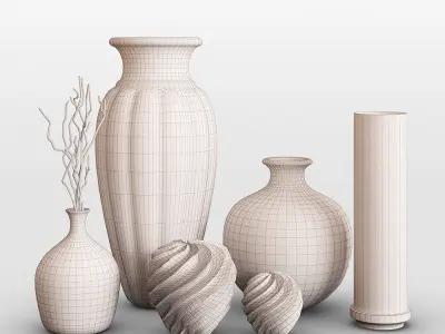 Decoration Set 01 3D model