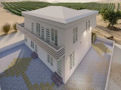 Villa 3D model
