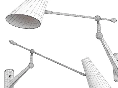 GENESIS SCONCE Low-poly 3D model