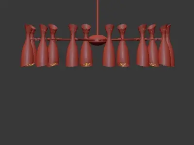 Duke chandelier 3D model purchase