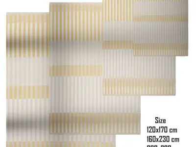 In-  Outdoor Rug Vega By Benuta 3D model