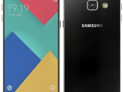 Samsung Galaxy A9 2016 all color 3D model