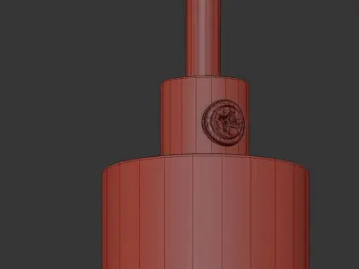 FOREST GREEN Pendant by FILD 3D model