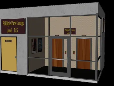 Elevator Lobby 3D model