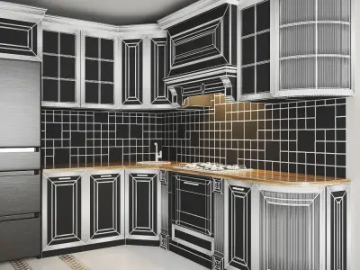 Kitchen Furniture IV 3D model