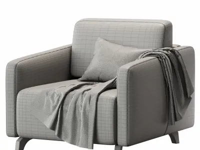 Lieri Mini Armchair-bed 3D model