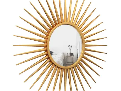Metal Wall Mirror WRLO5570 3D model