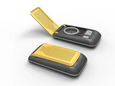 Communicator from Star Trek Strange New Worlds TV series 3D print model