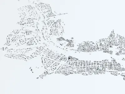 Cape Town Streets and Buildings 3D model