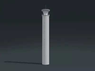 Kamysh-Burunsky Lighthouse 3D model