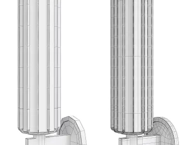 DUVERNOIS SCONCE Low-poly 3D model