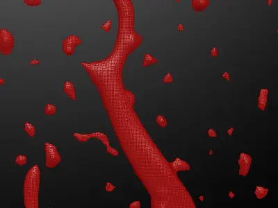 ANIMATED  Rain on windows and LOOPING 3D model