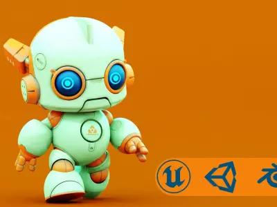 ROBO G-8  Rigged for Unreal Engine - Unity - MIXAMO 3D model