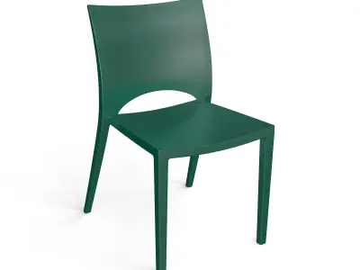 Plastic Designer Chair 3D model