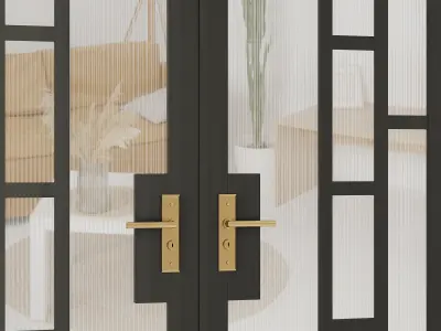Entrance door set194 3D model