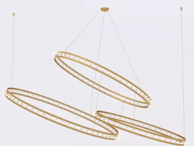 Quasar CITADEL COMPOSITION chandelier 3D model