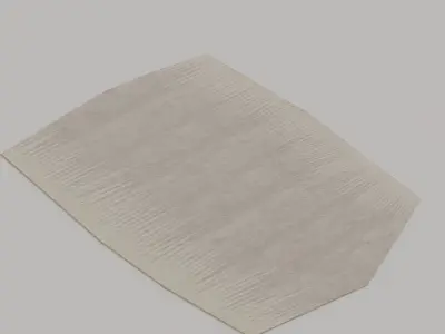 Peigne 2 Rug 3D model
