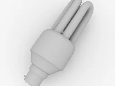 CFL Bulb 3D model