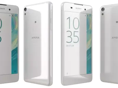 Sony Xperia E5 White 3D model
