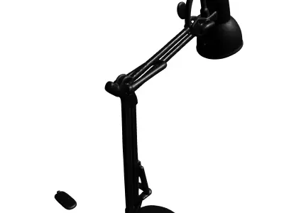 Classic Adjustable Desk Lamp Low-poly 3D model