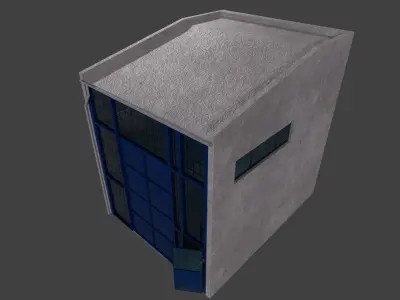 work shop Low-poly 3D model by rednos