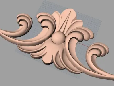 CNC 3D relief design STL format file used for artcam aspire E745 3D model