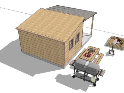 Creative Design-Holiday Cabin-061 3D model