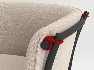 Smeralda Armchair 3D model