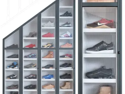 Shoe cabinet 3D model