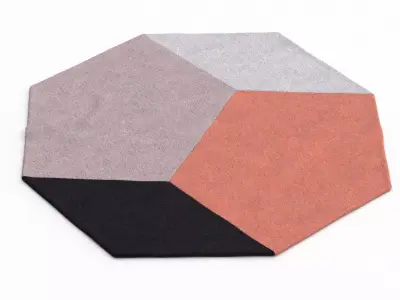 Polygon Rug 3D model