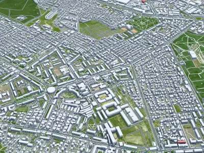 Chisinau Moldova Low-poly 3D model