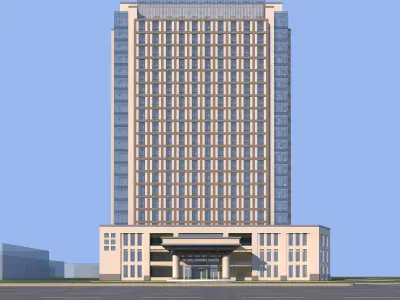 Office building 3D model 440