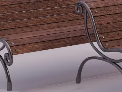 Street elements pack 3D model