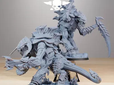 Xenarid Necrothorn 3D print model