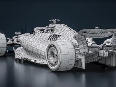  Aston Martin F1 AMR25 2025 Formula 1 Race Car 