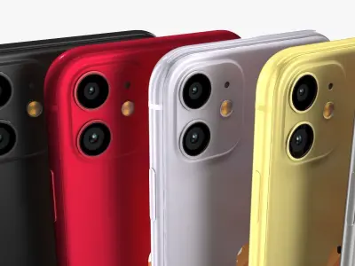 Apple iPhone 11 Full Color 3D model