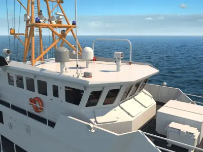  Coast Guard Cutter Jacob Poroo Sentinel Class Ship 