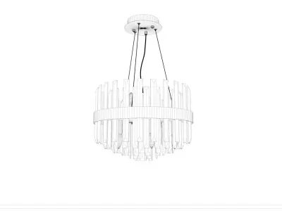 Decorative Crystal Chandelier Lamp TRN45 3D model