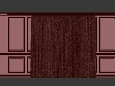 Curtain Set 268 3D model