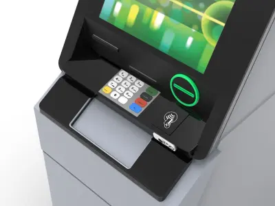  NCR SelfServ 83 atm s83 Cash Recycling Automated Teller Machine 3D model