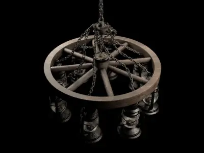 lamp light 3D model get