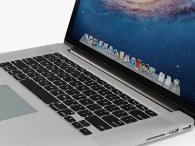 Apple MacBook Pro 15 Retina Low-poly 3D model