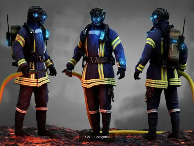 Sci Fi characters pack