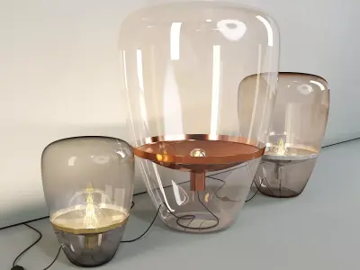 Brokis - Floor Lamps Balloons PC856-857-858 3D model