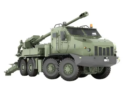 Bogdana Howitzer ver 3 3D model