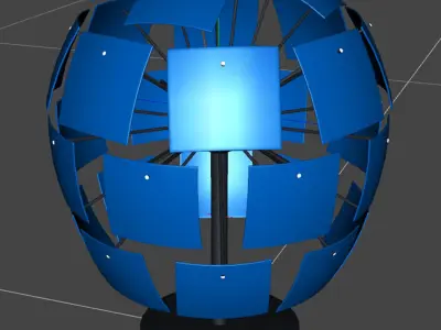 Modern Table Lamp Daz 3D model