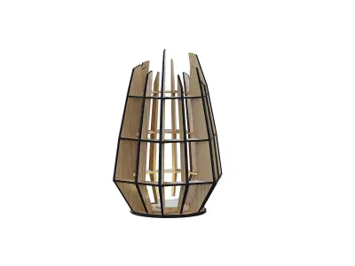 Decorative tea light stand 3D model
