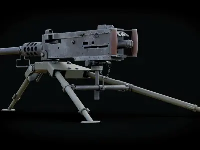  M2 Browning Machinegun with Crate Pack 