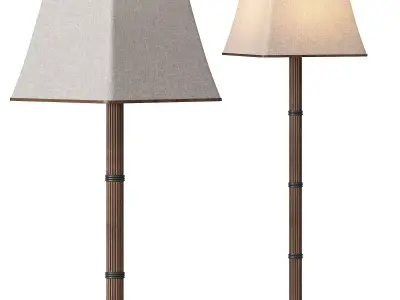 Soho Home Lewington Floor Lamp 3D model
